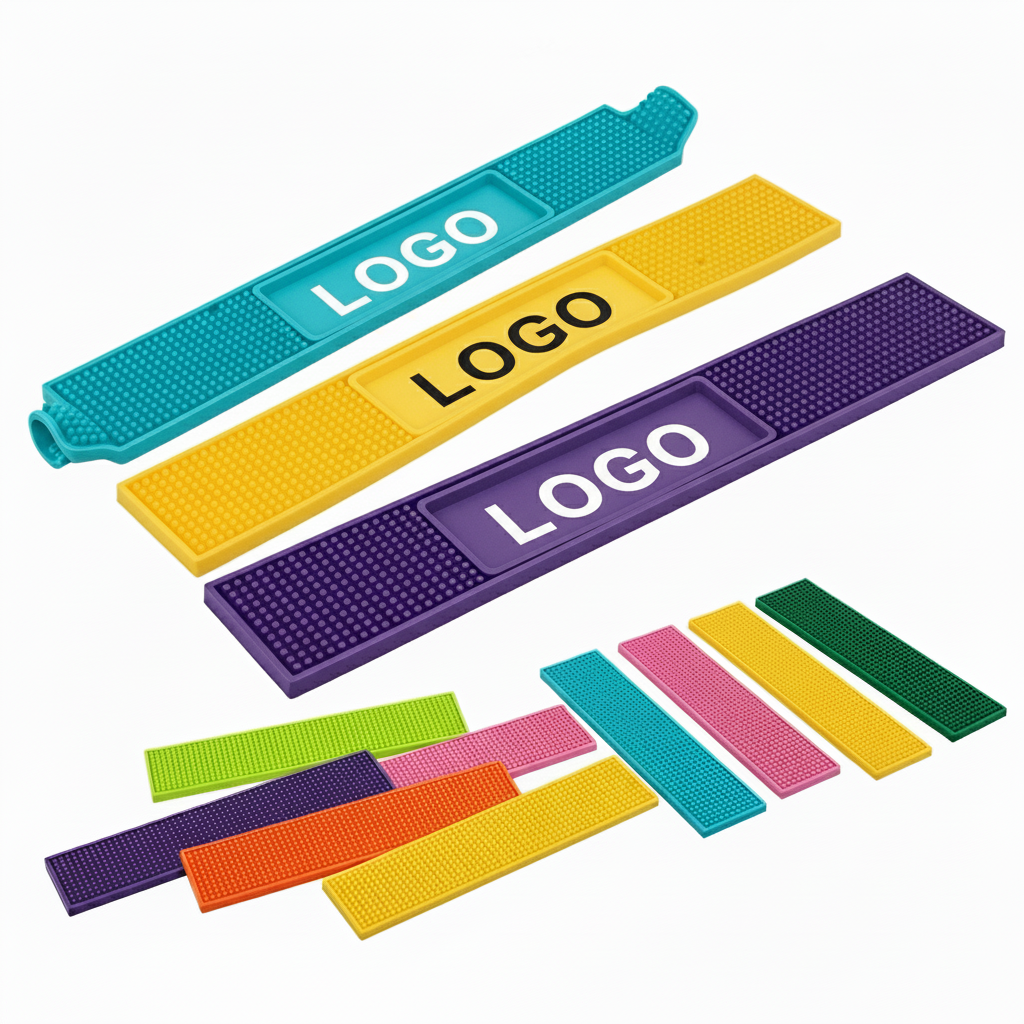 Heavy-Duty PVC Non-Slip Bar Service Mat with Drainage