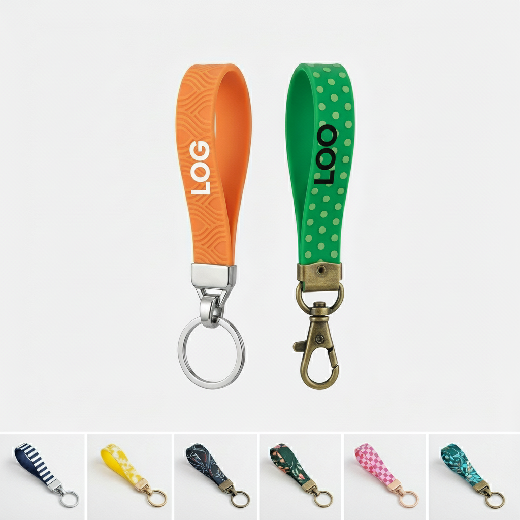 Silicone Key Fob with Split Ring