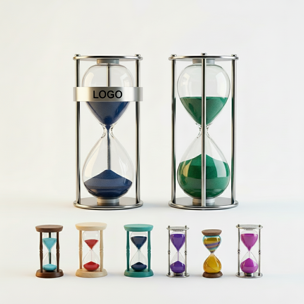 Multicolor Decorative Sand Timer Set - Assorted Styles