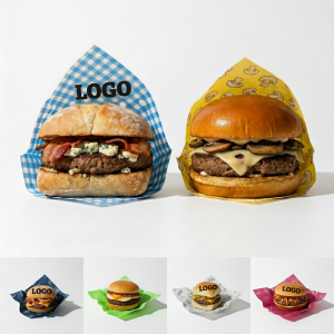 Grease-Proof Silicone Oil Sandwich & Burger Wrapping Paper