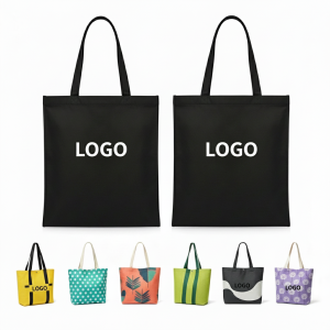 Vibrant Reusable Non-Woven Tote Bag Collection
