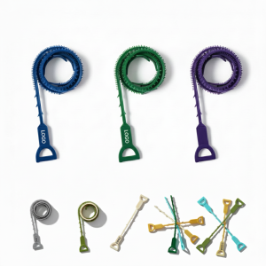 Multi-Color Plastic Drain Snake for Sink and Tub Clogs