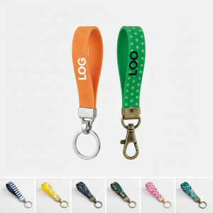 Silicone Key Fob with Split Ring
